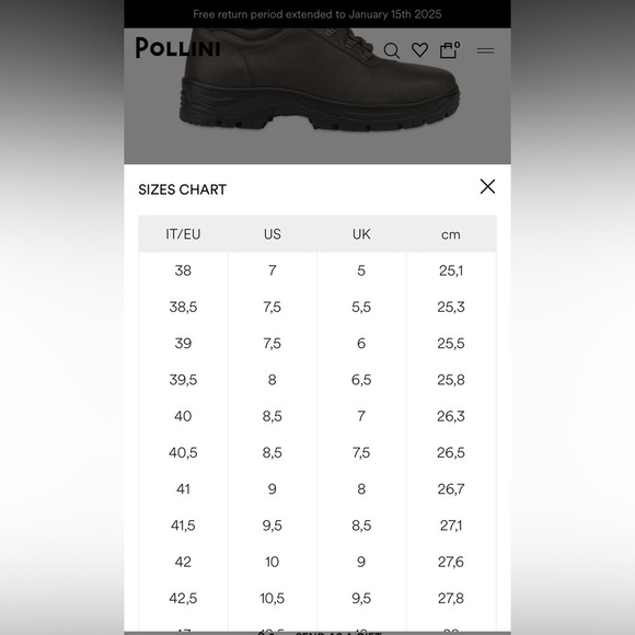 POLLINI Leather Metallic Cowboy Boot Pointed Toe Fuchsia Size 39 IT = 7.5 US - Picture 16 of 16